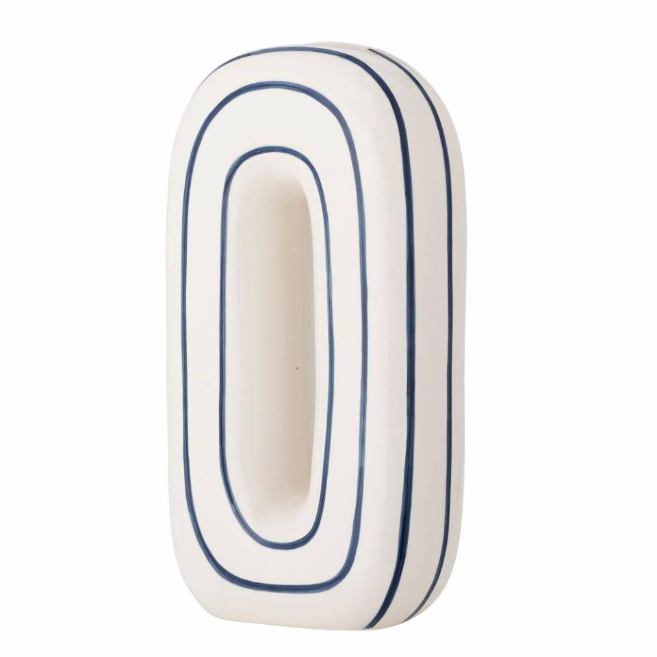 Mae Vase, Bleu, Céramique