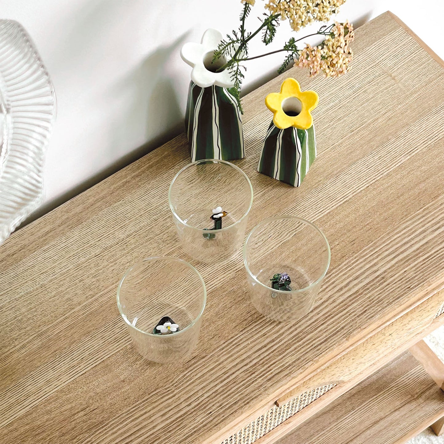 Déco soliflor fleur pm D5,5 H11,5cm