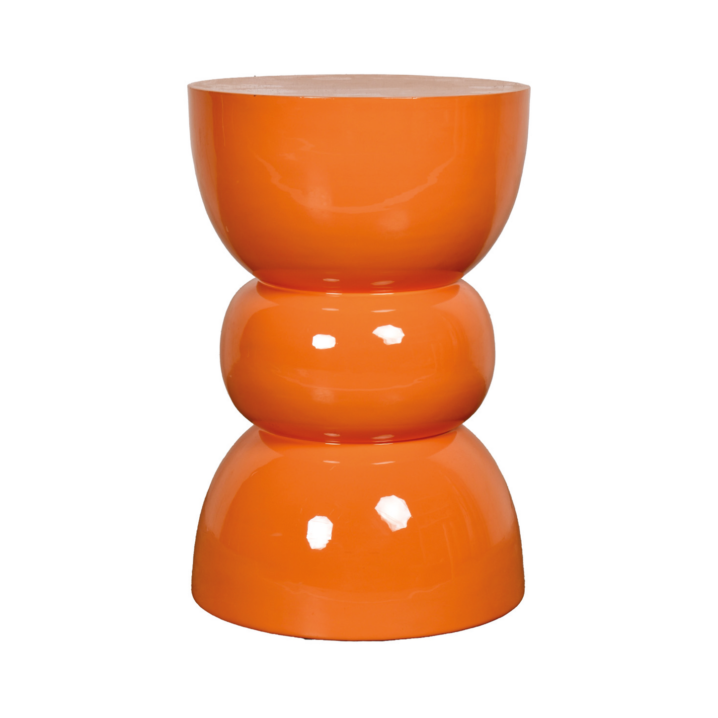 Bout de canapé Titou orange D30 H45cm