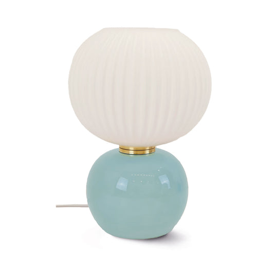 Lampe Adonis pm bleu givré D20 H35cm