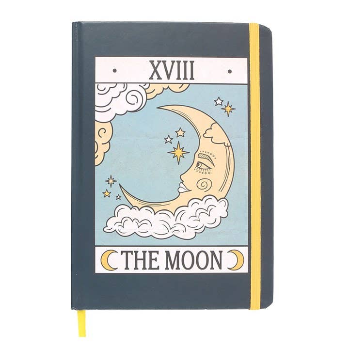 Le Cahier A5 de Cartes de Tarot Vintage de la Lune