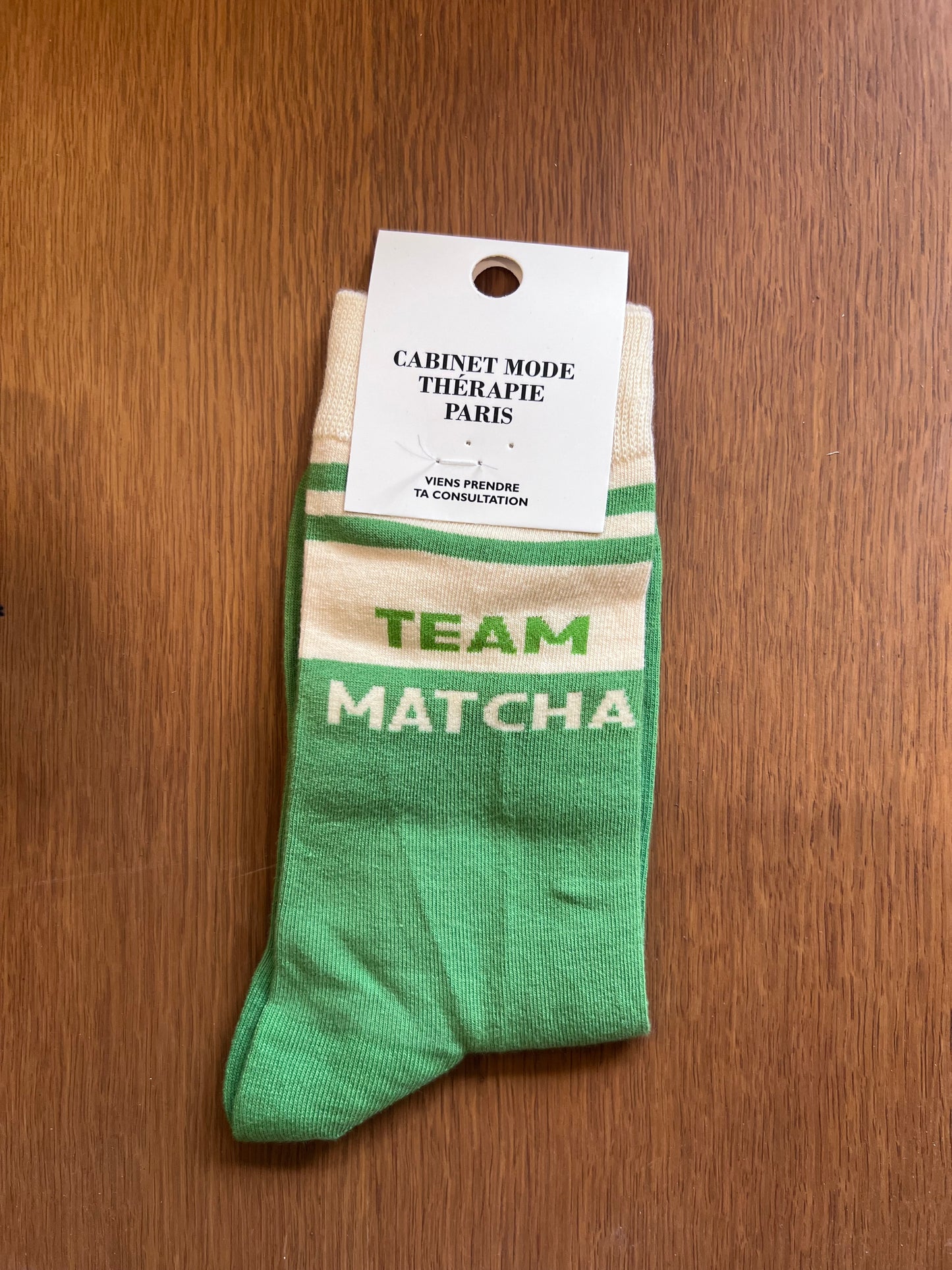 Chaussette Team Matcha
