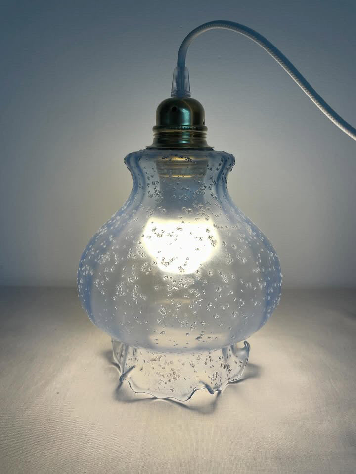 Baladeuse vintage bleue