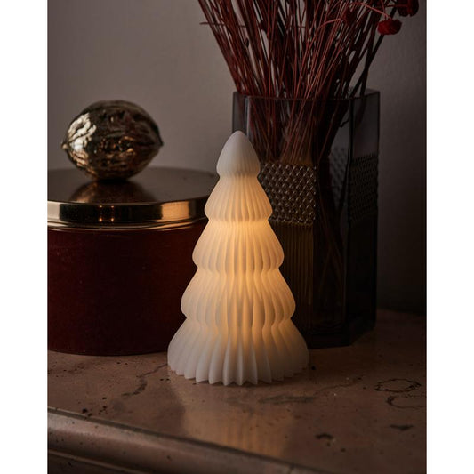 Bougie Led Sapin - Claire H16cm