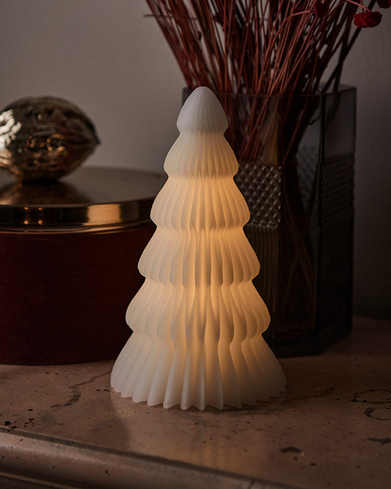 Bougie Led Sapin - Claire H19cm