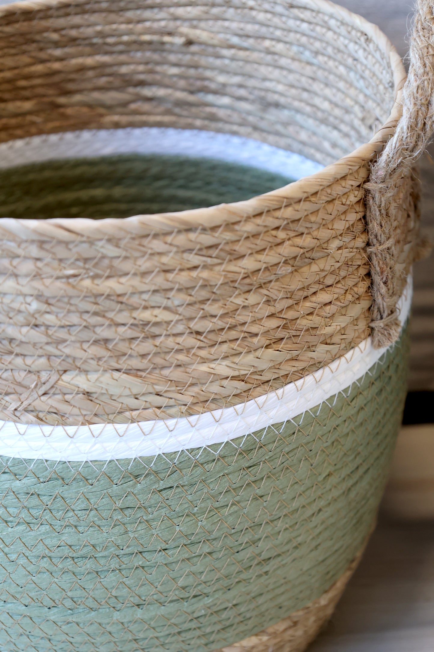 Panier en jute