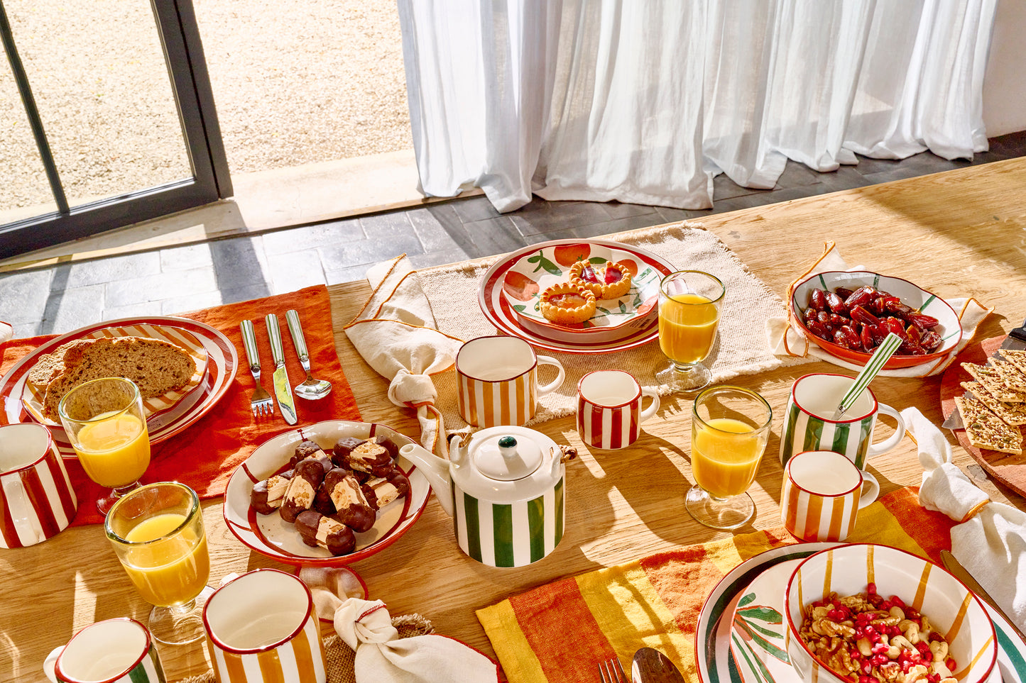 Tasses expresso Mykonos Rouille