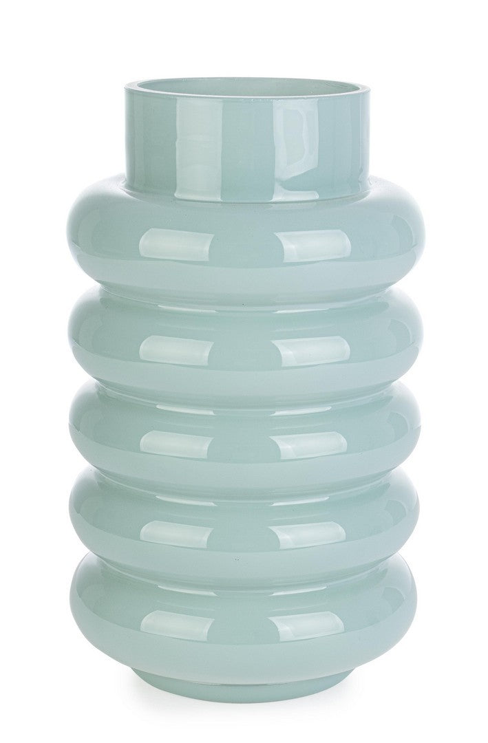 Vase bubble bleu
