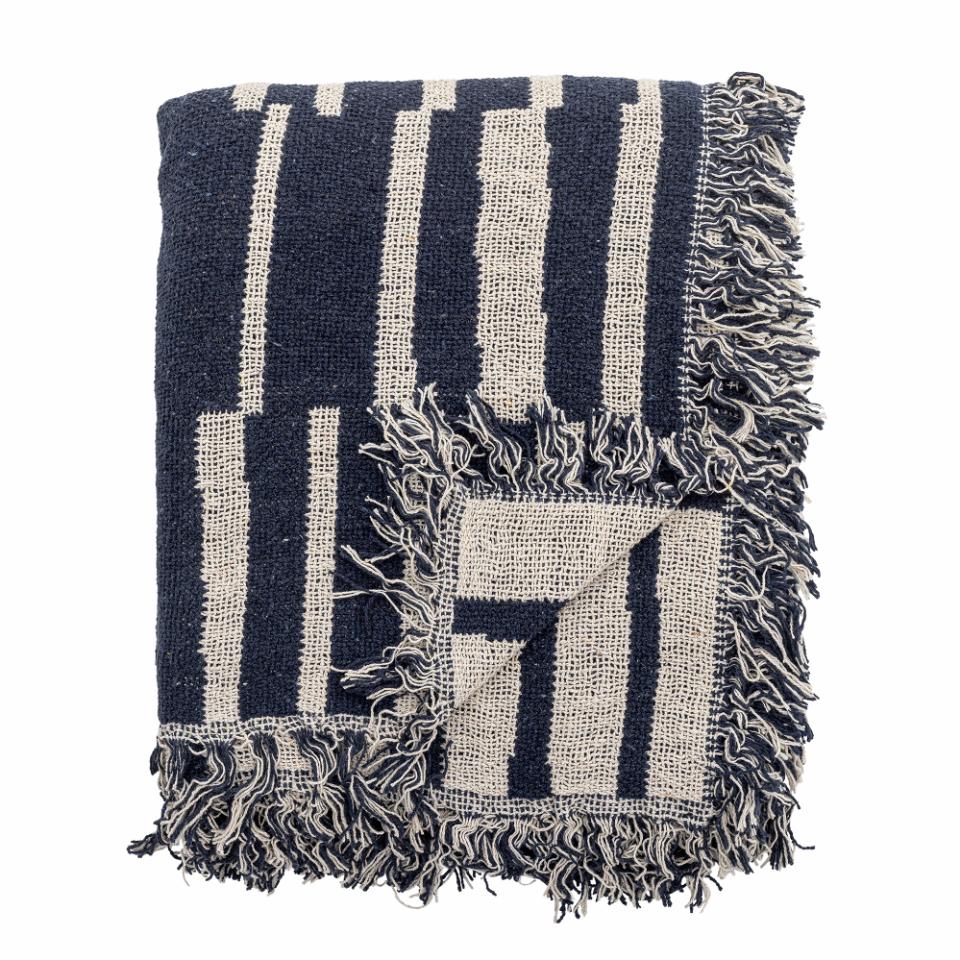 Frankie Plaid, Blue, Coton recyclé