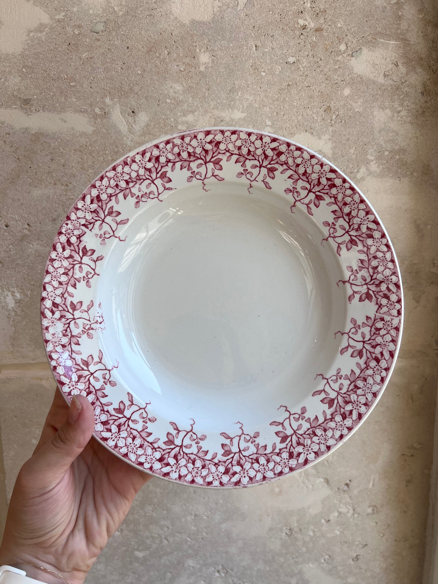 Assiettes vintage creuses Florine