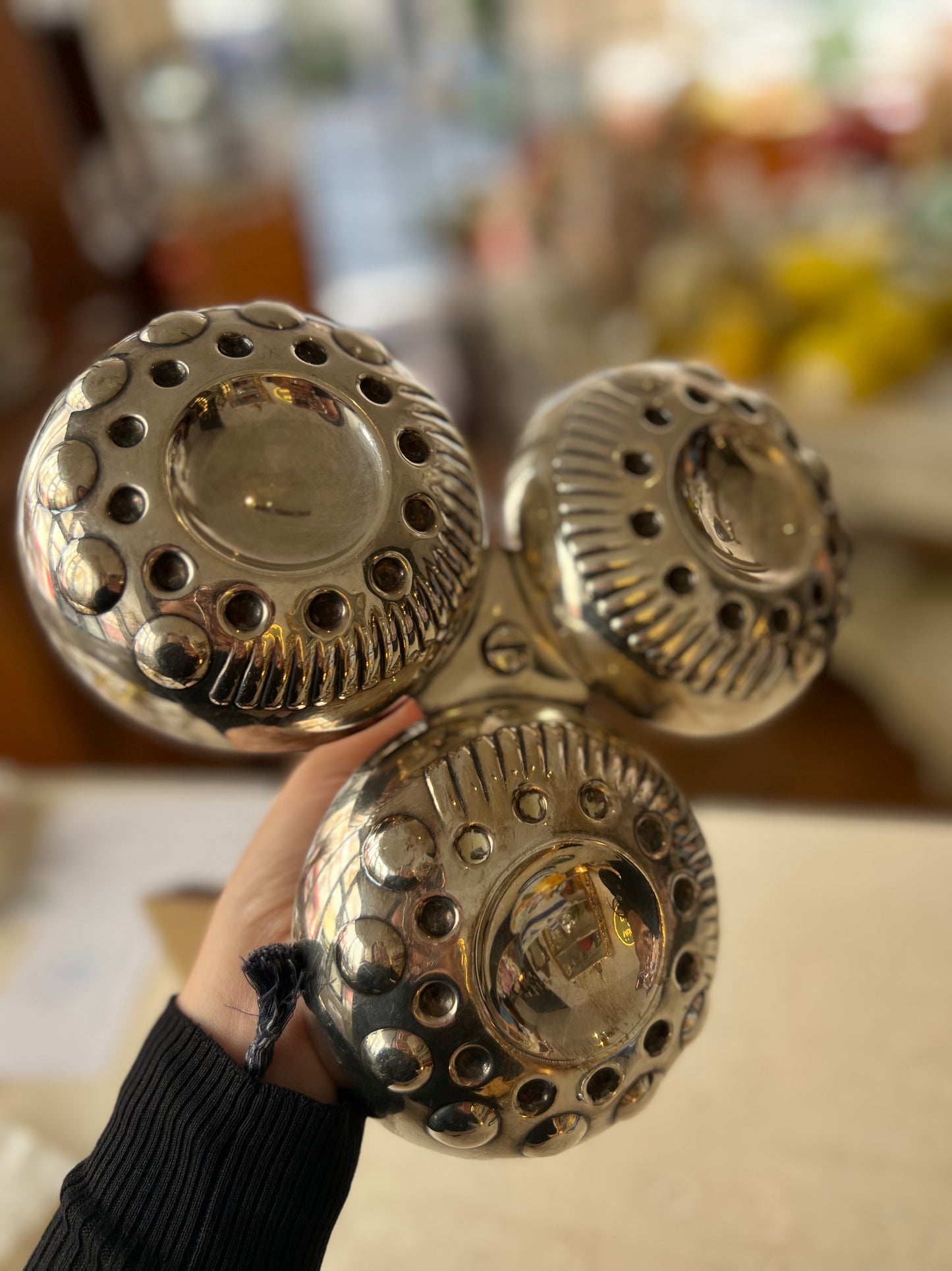 Serviteur vintage inox
