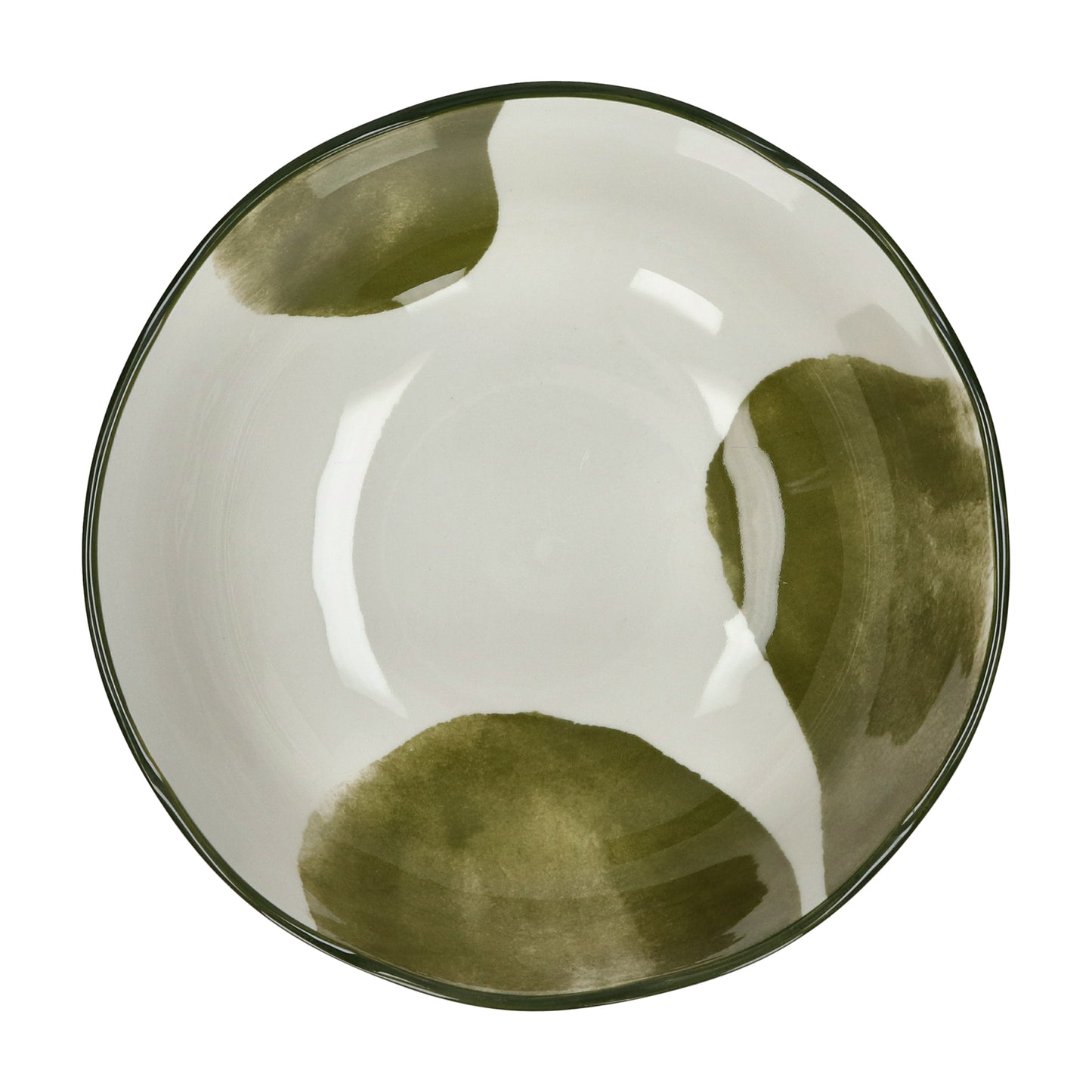 Saladier LABO - porcelaine - DIA 24 x H 11,5 cm - vert