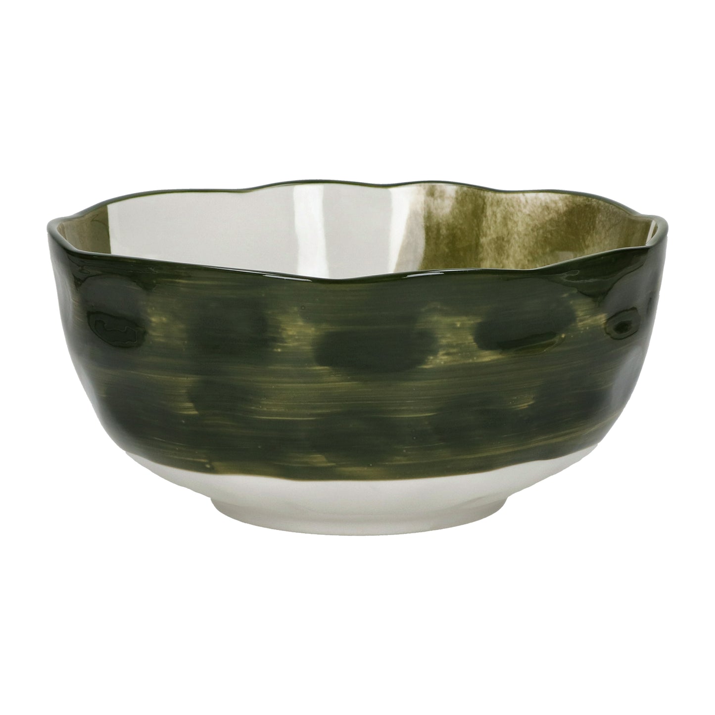 Saladier LABO - porcelaine - DIA 24 x H 11,5 cm - vert