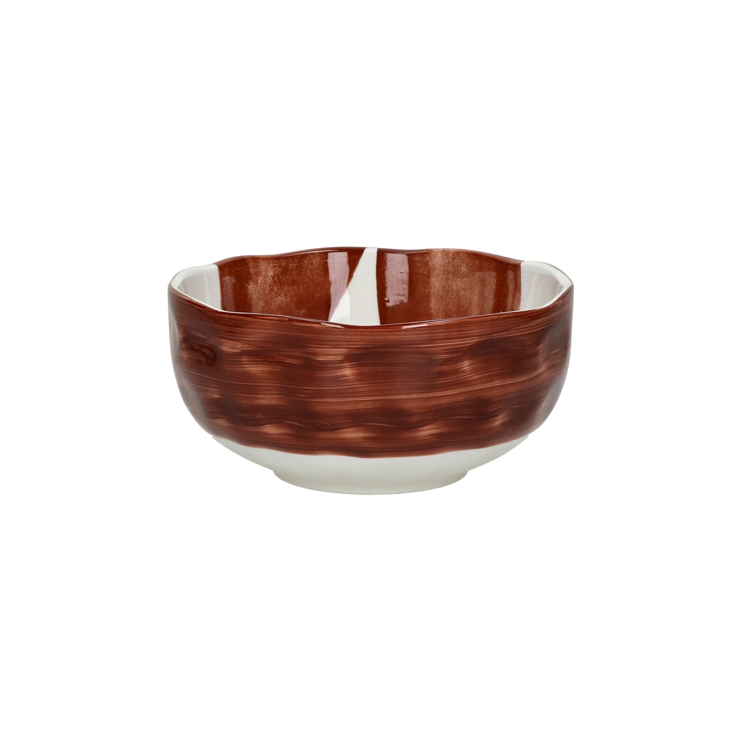 Bol à soupe LABO - porcelaine - DIA 15,2 x H 6 cm - rouille