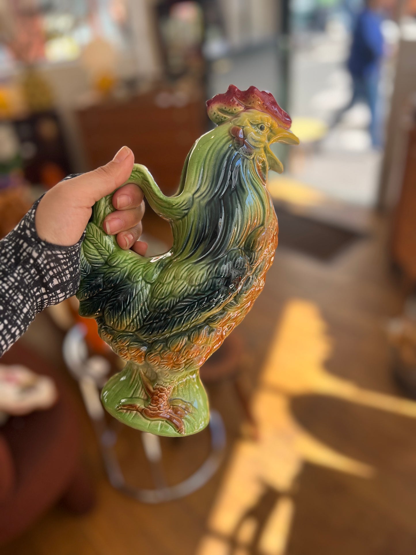 Coq carafe vintage