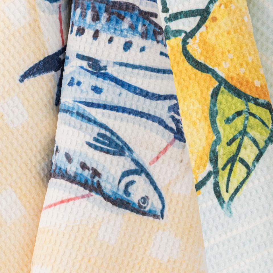 Maxima Serviette de cuisine, Jaune, Microfibre