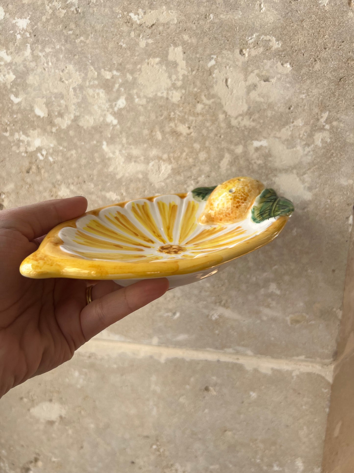 Ravier citron vintage