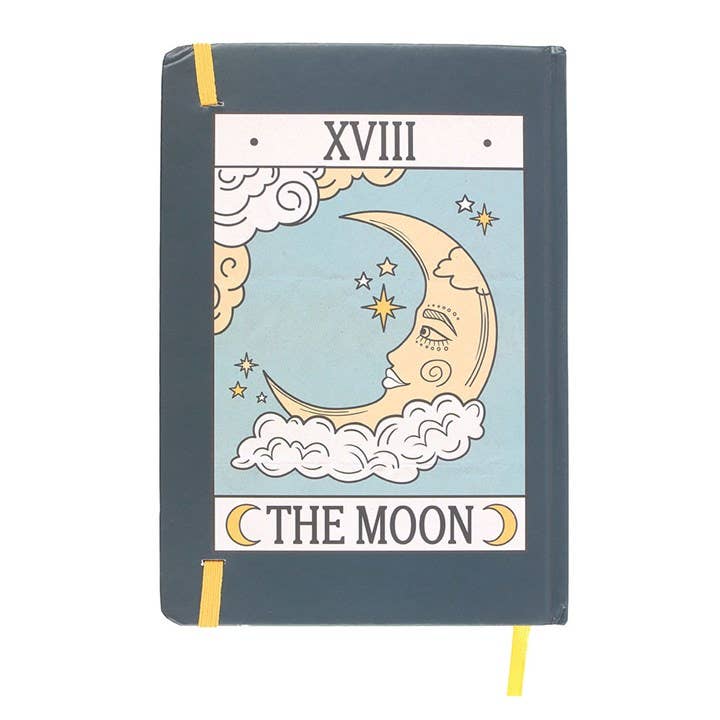 Le Cahier A5 de Cartes de Tarot Vintage de la Lune