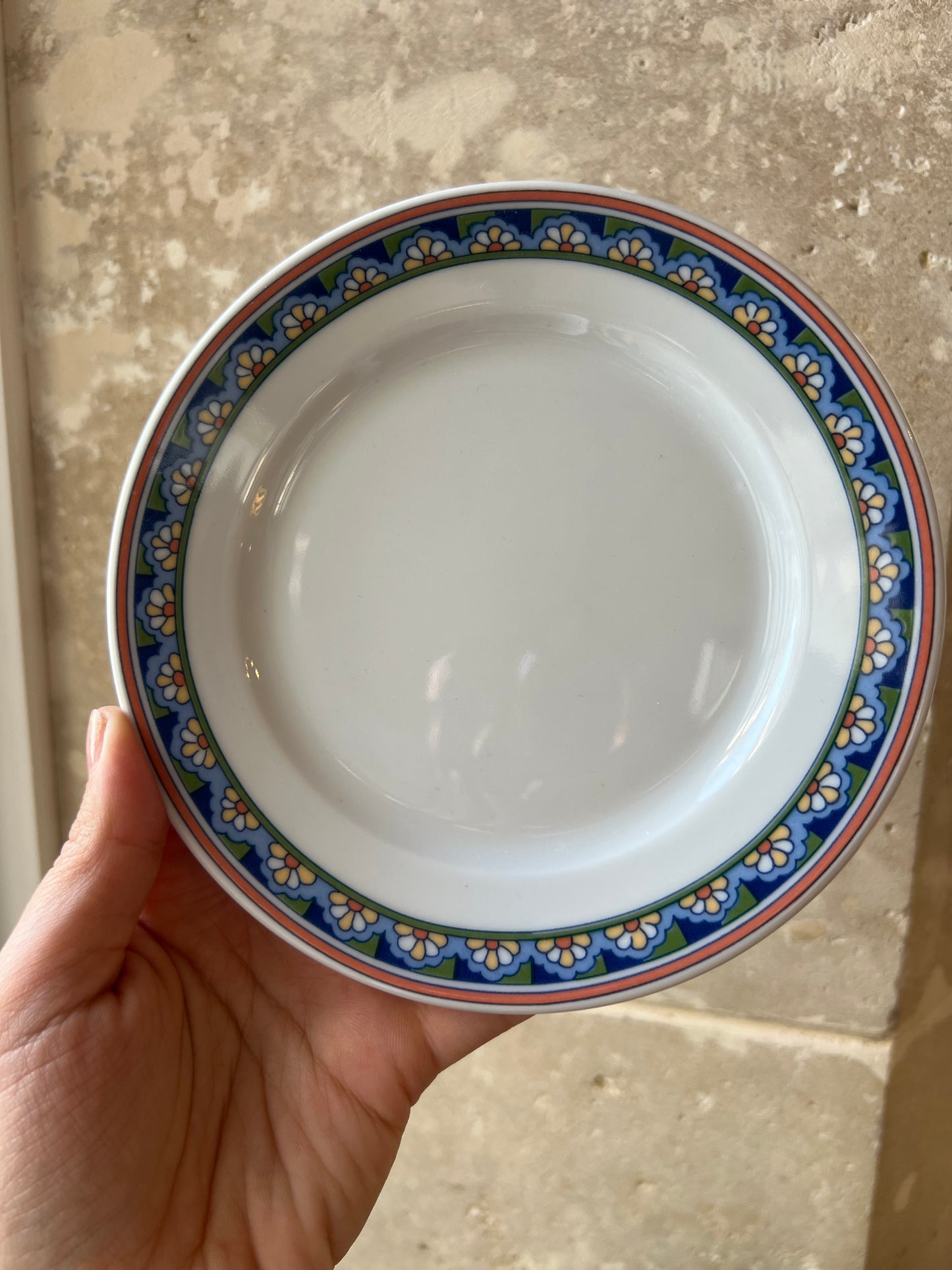 Petites assiettes fleurs