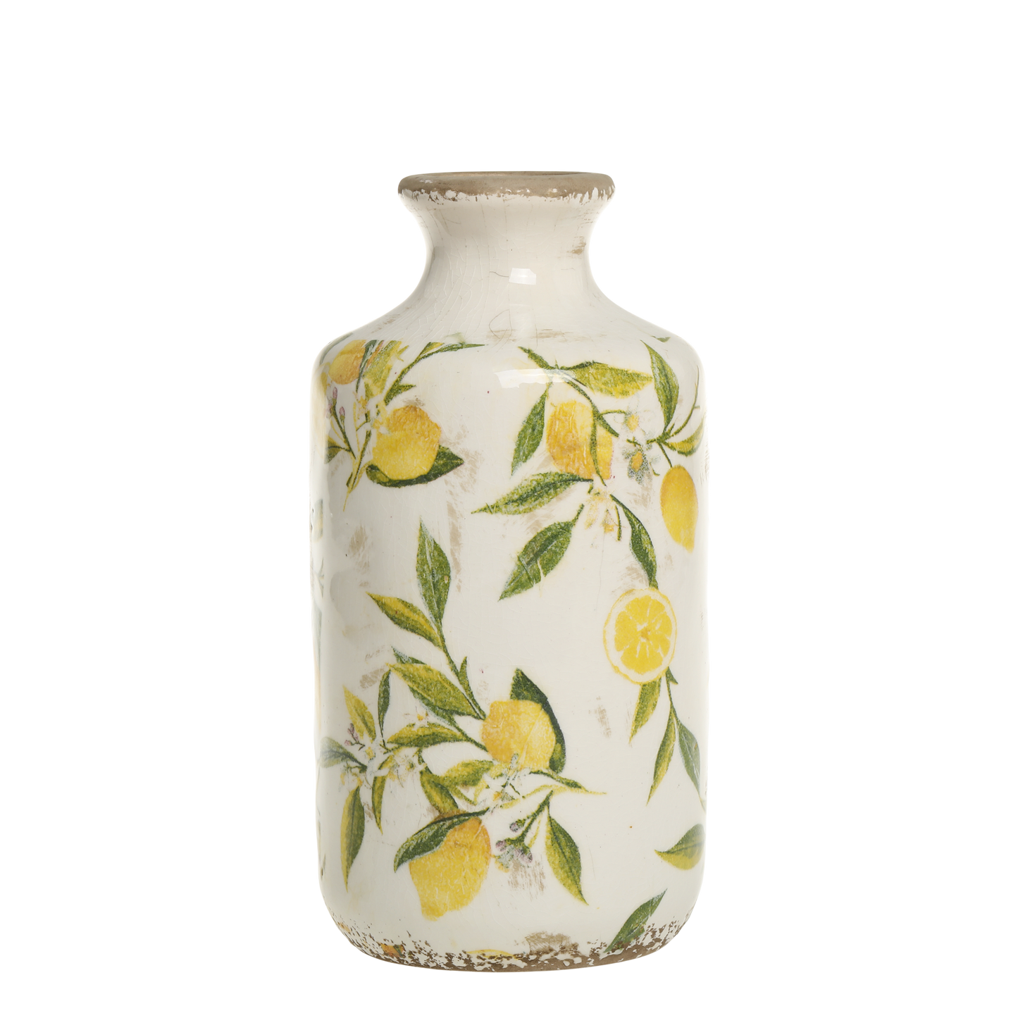 Vase avec motif citron