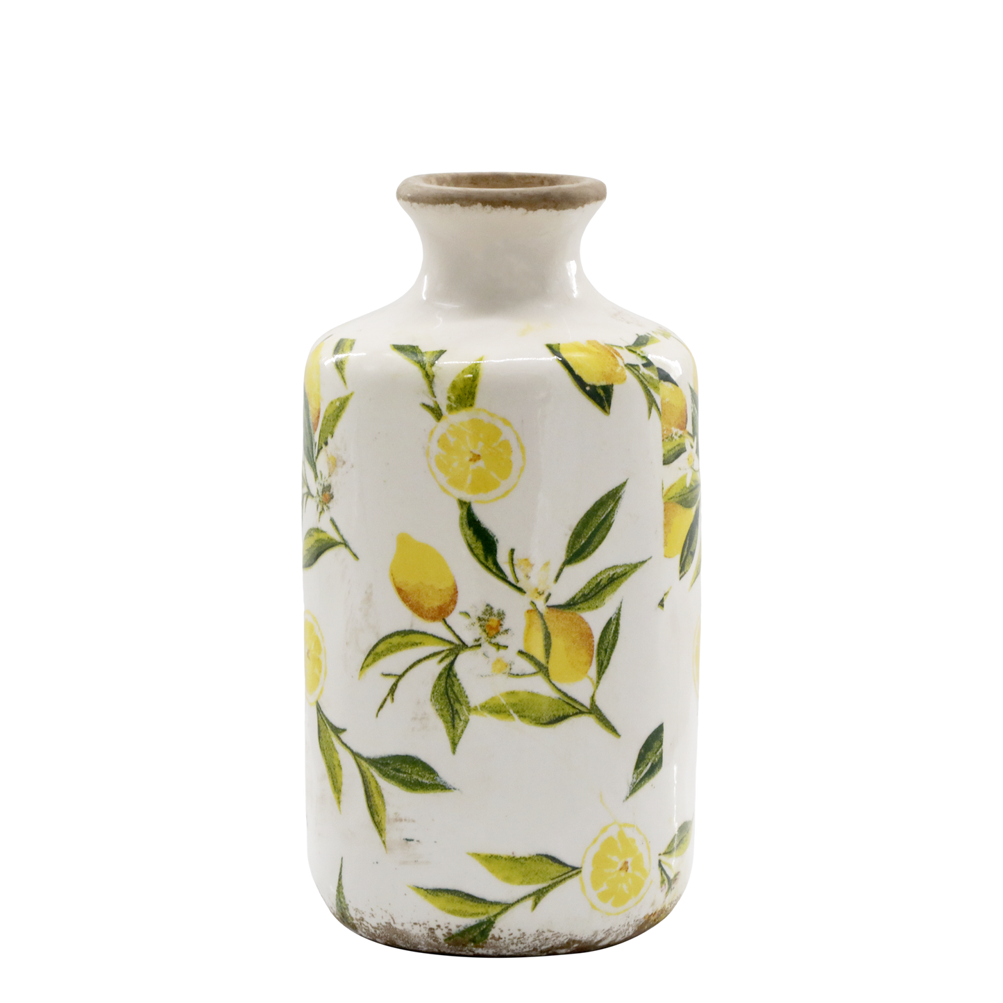 Vase avec motif citron
