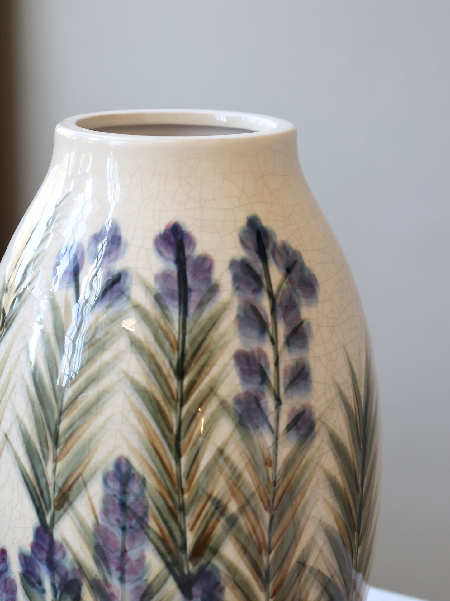 Vase avec motif florale