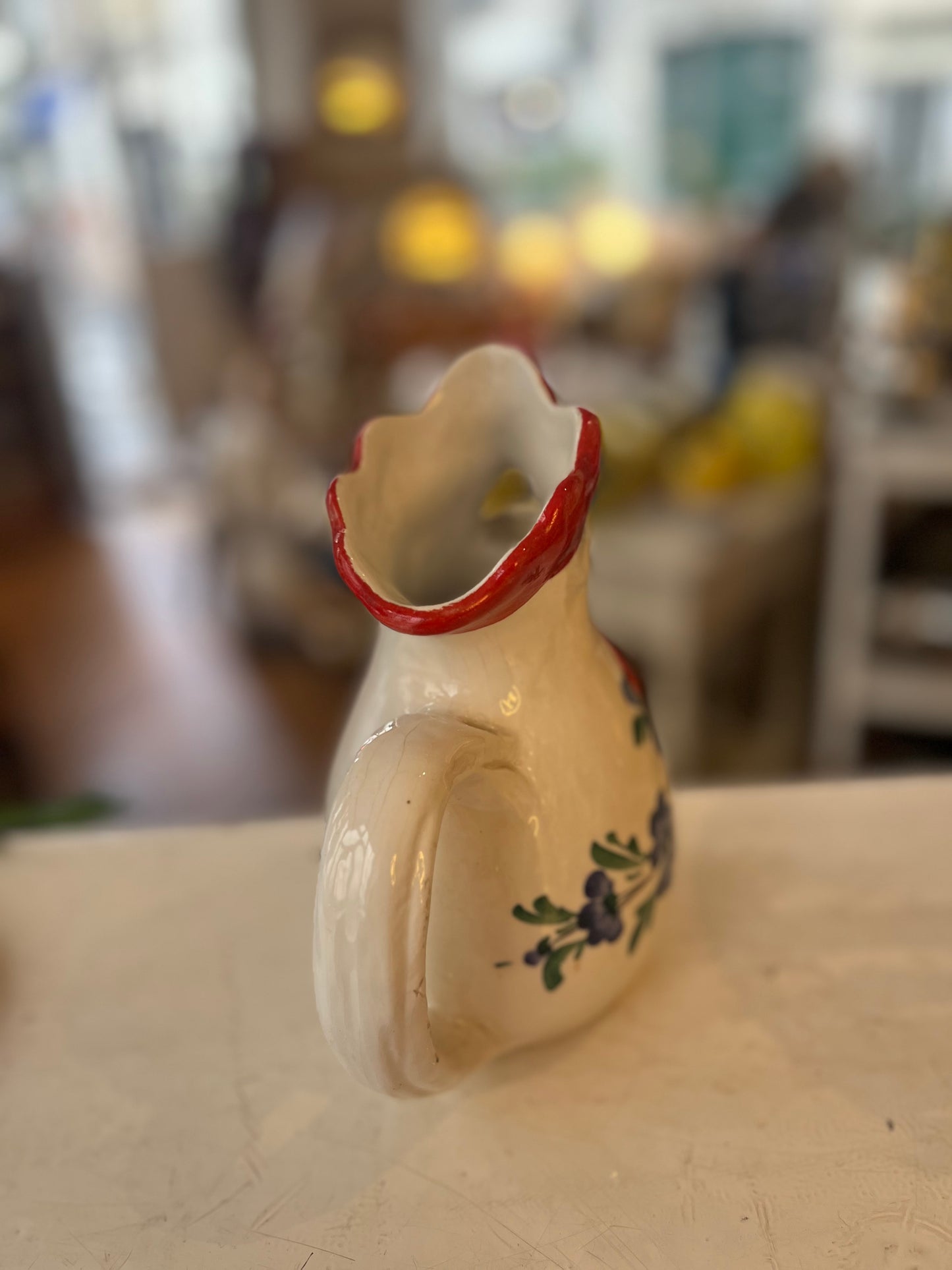 Cruche poule vintage