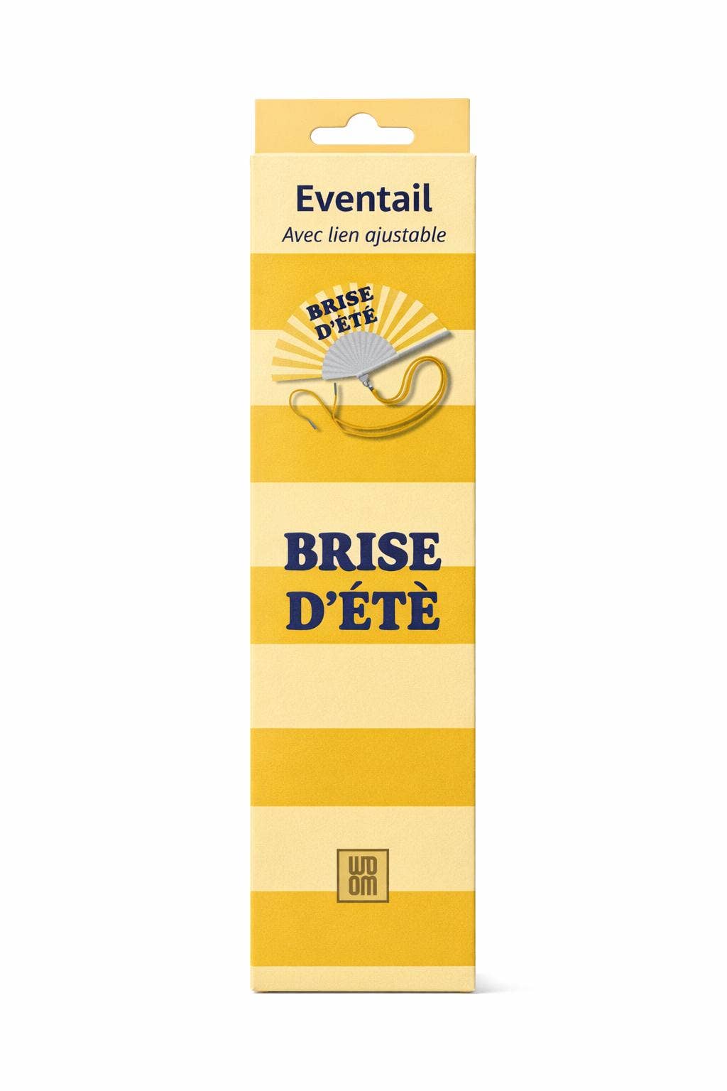 Eventail avec Bandoulière et Boîte Cadeau - Brise d'été