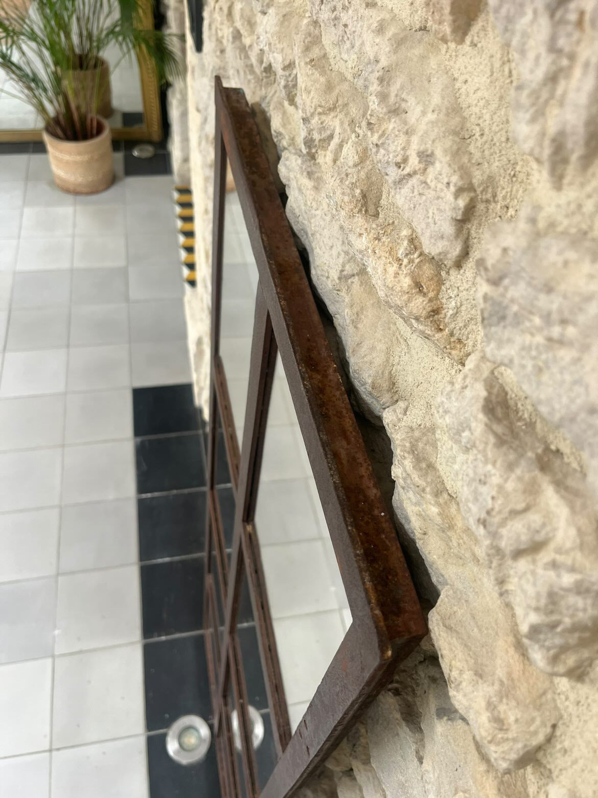 Miroir verrière vintage