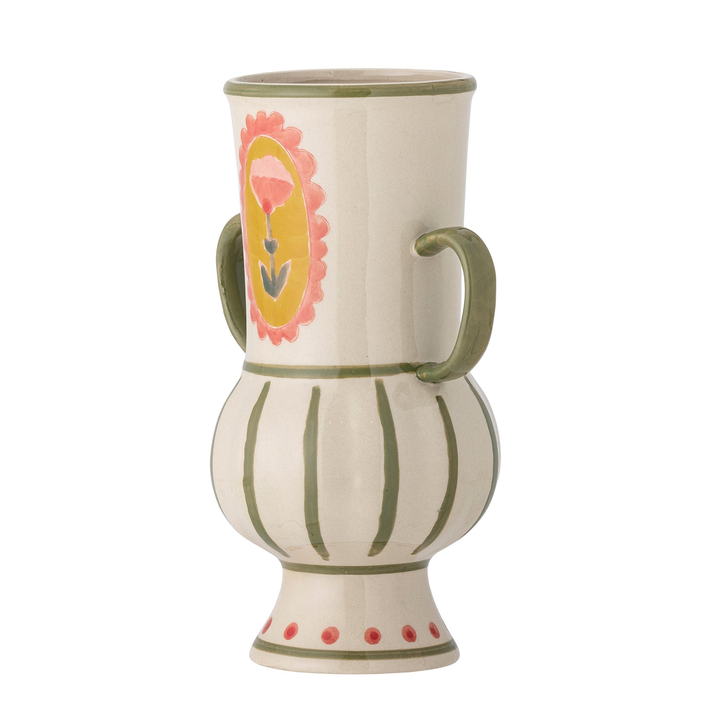 Vase Odina, Vert, Grès