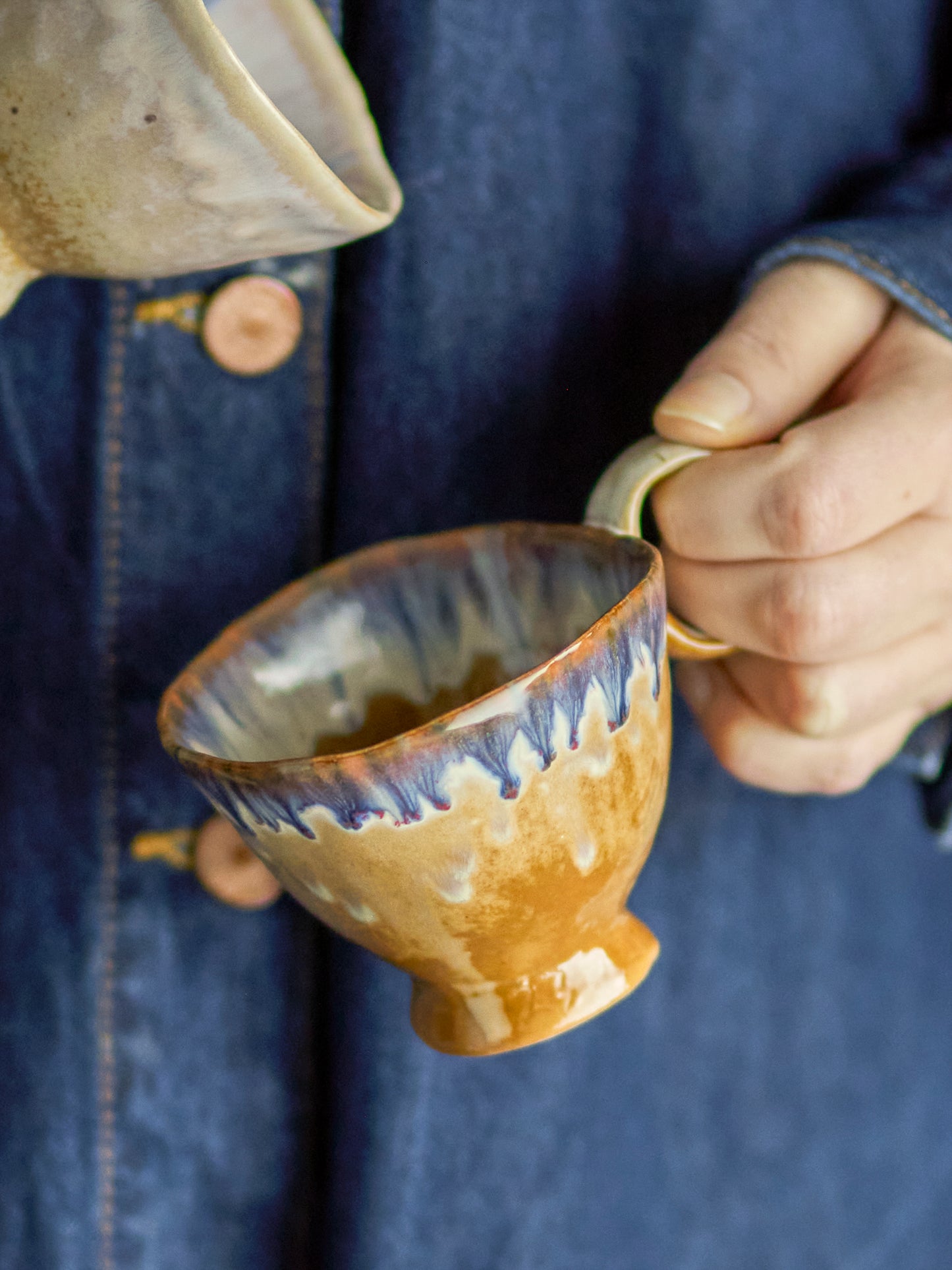 Tasse Imogen, Bleu, Grès