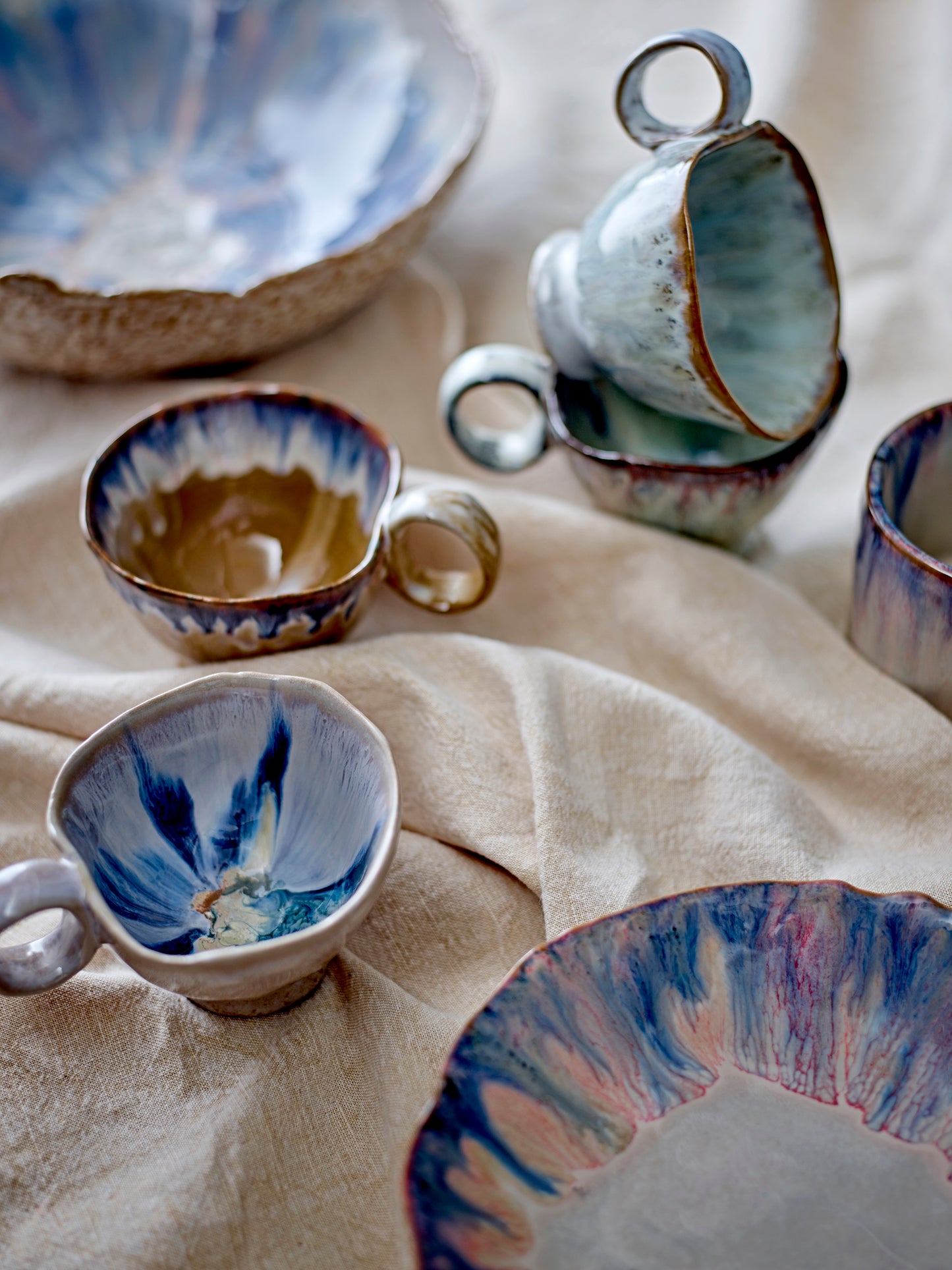 Tasse Imogen, Bleu, Grès