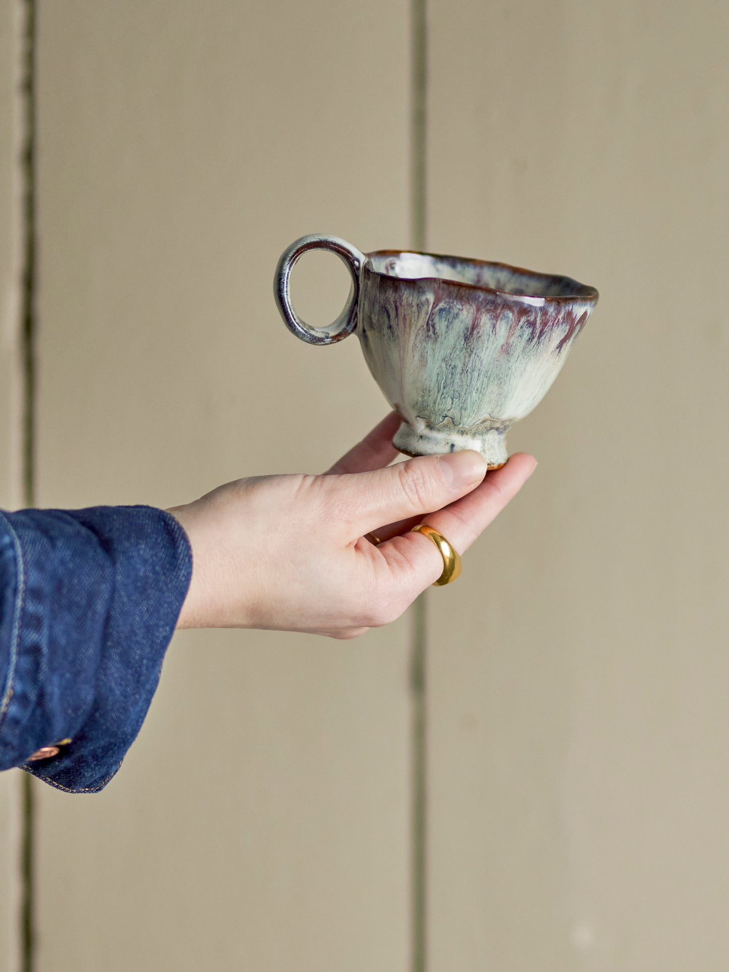 Tasse Imogen, Gris, Grès