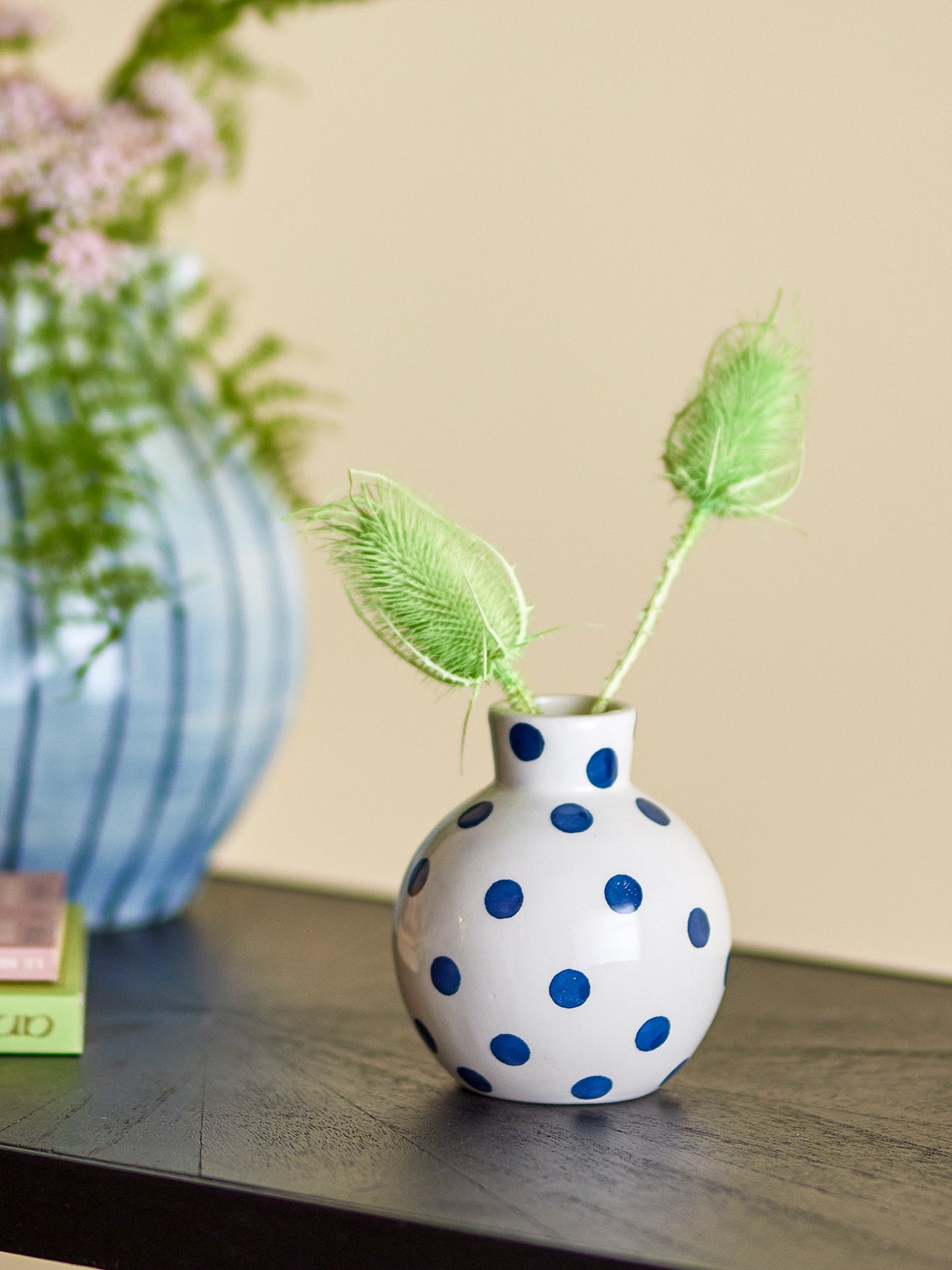 Vase Fian, Blue, Céramique