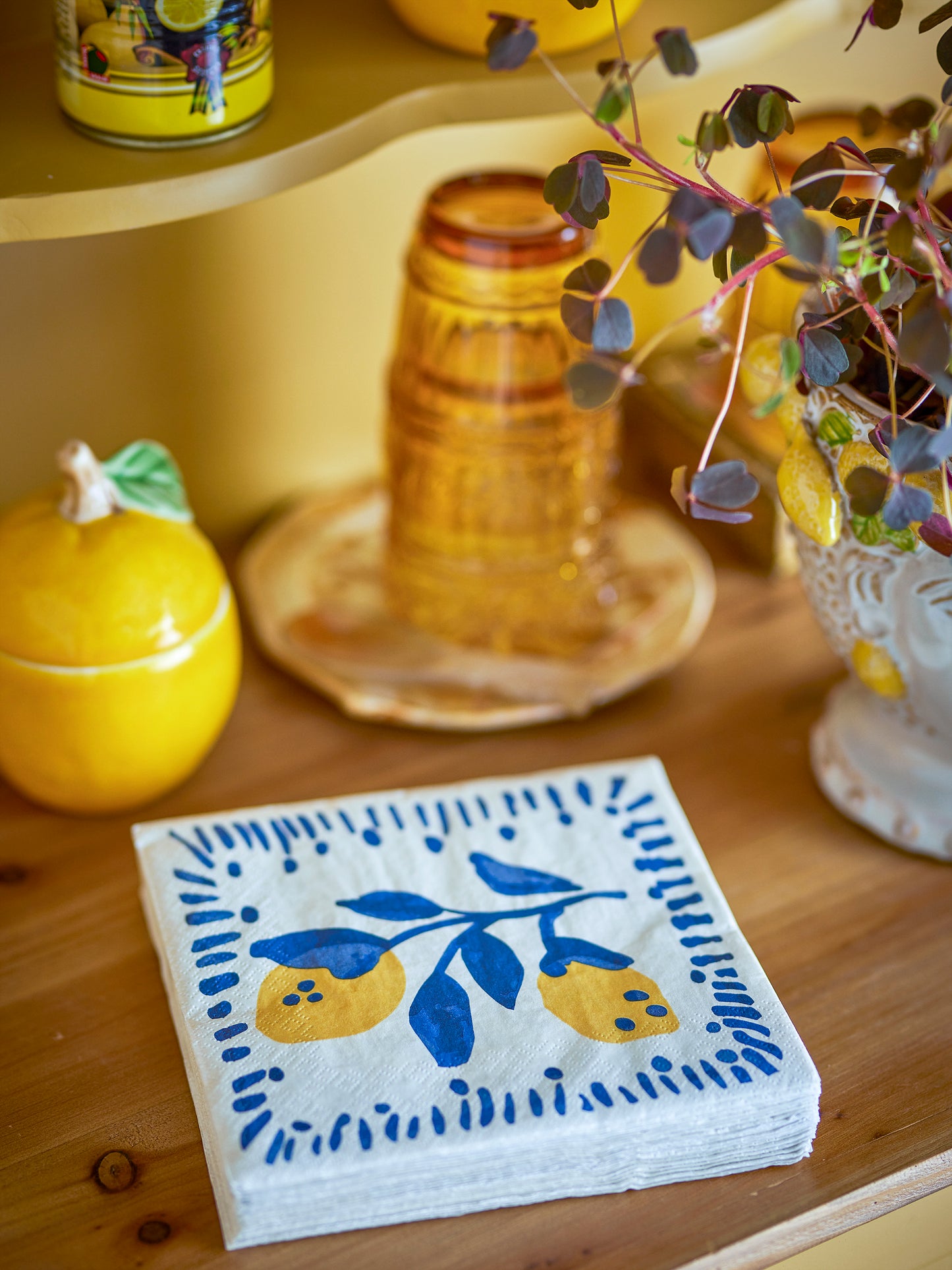 Maxima Serviette, Bleu, FSC® Mix, Papier