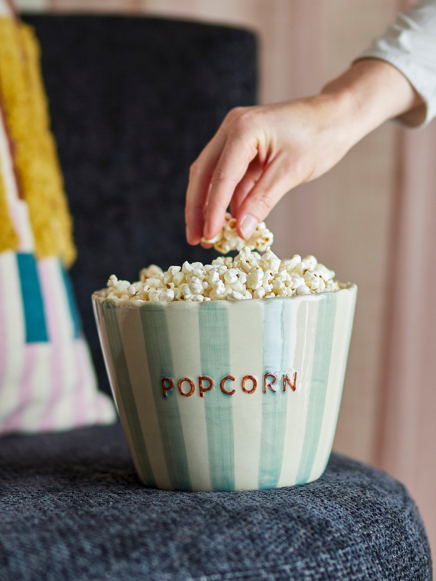 PopCorn Bol, Multicolore, Grès