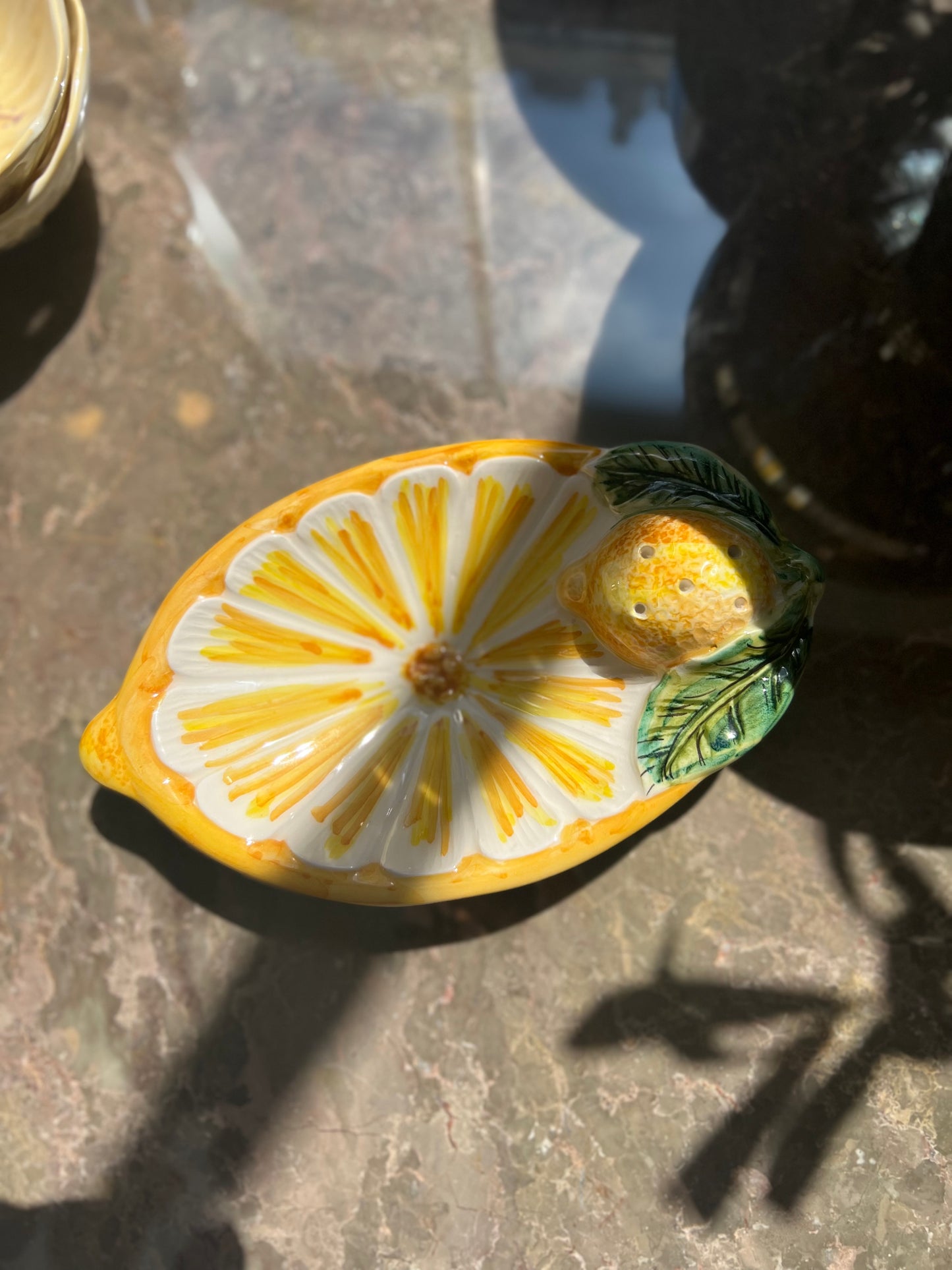 Ravier citron vintage