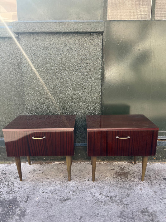 Paire de chevets vintage