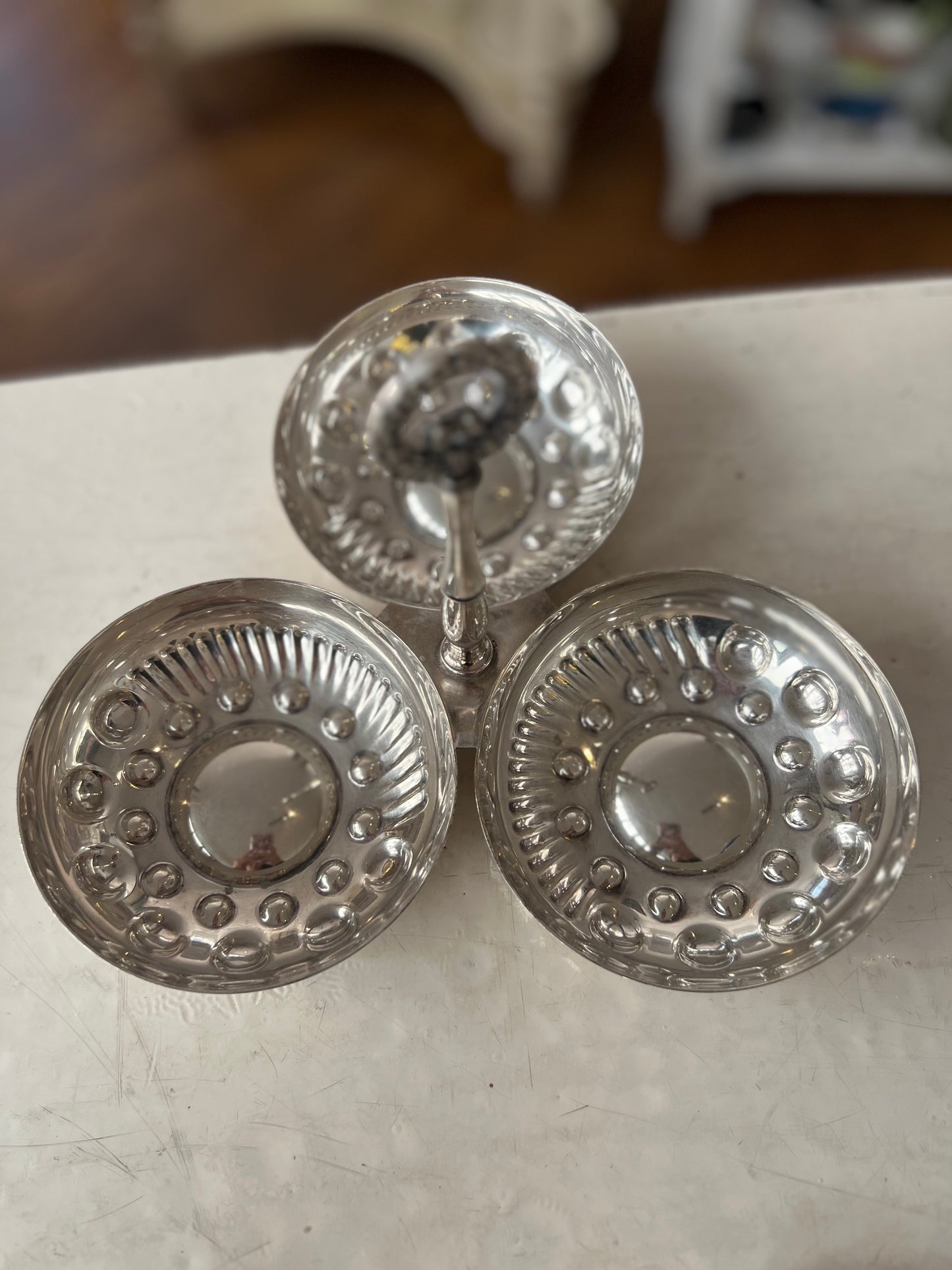 Serviteur vintage inox