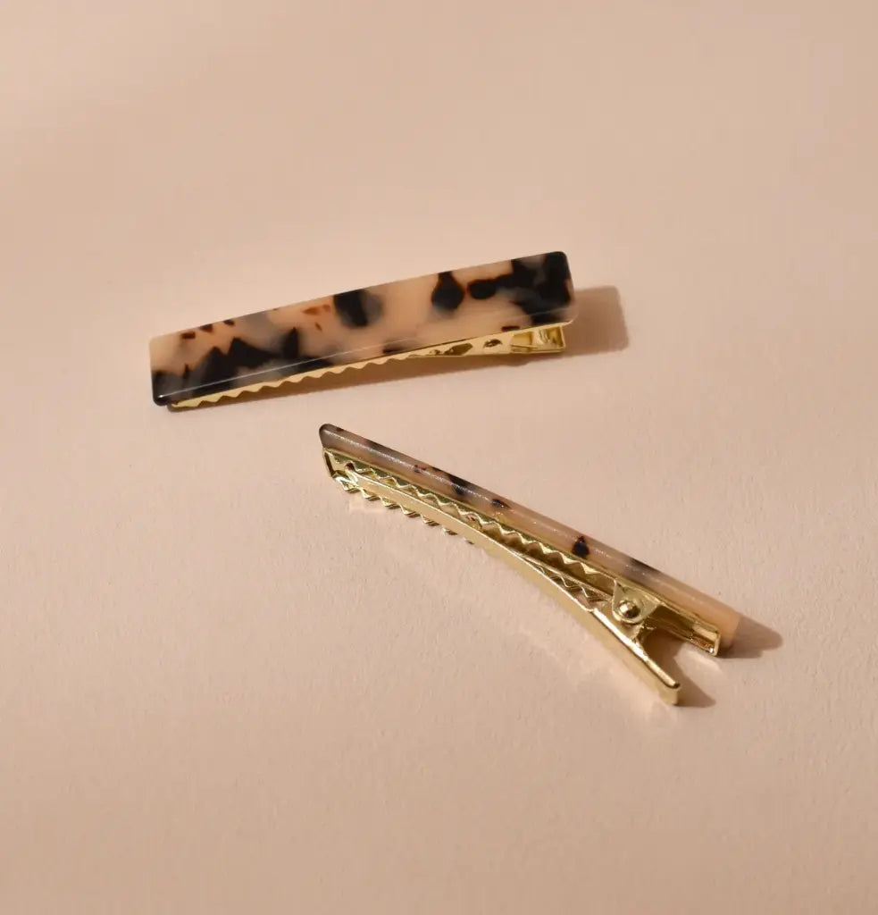 Lot de 2 pinces Ecaille