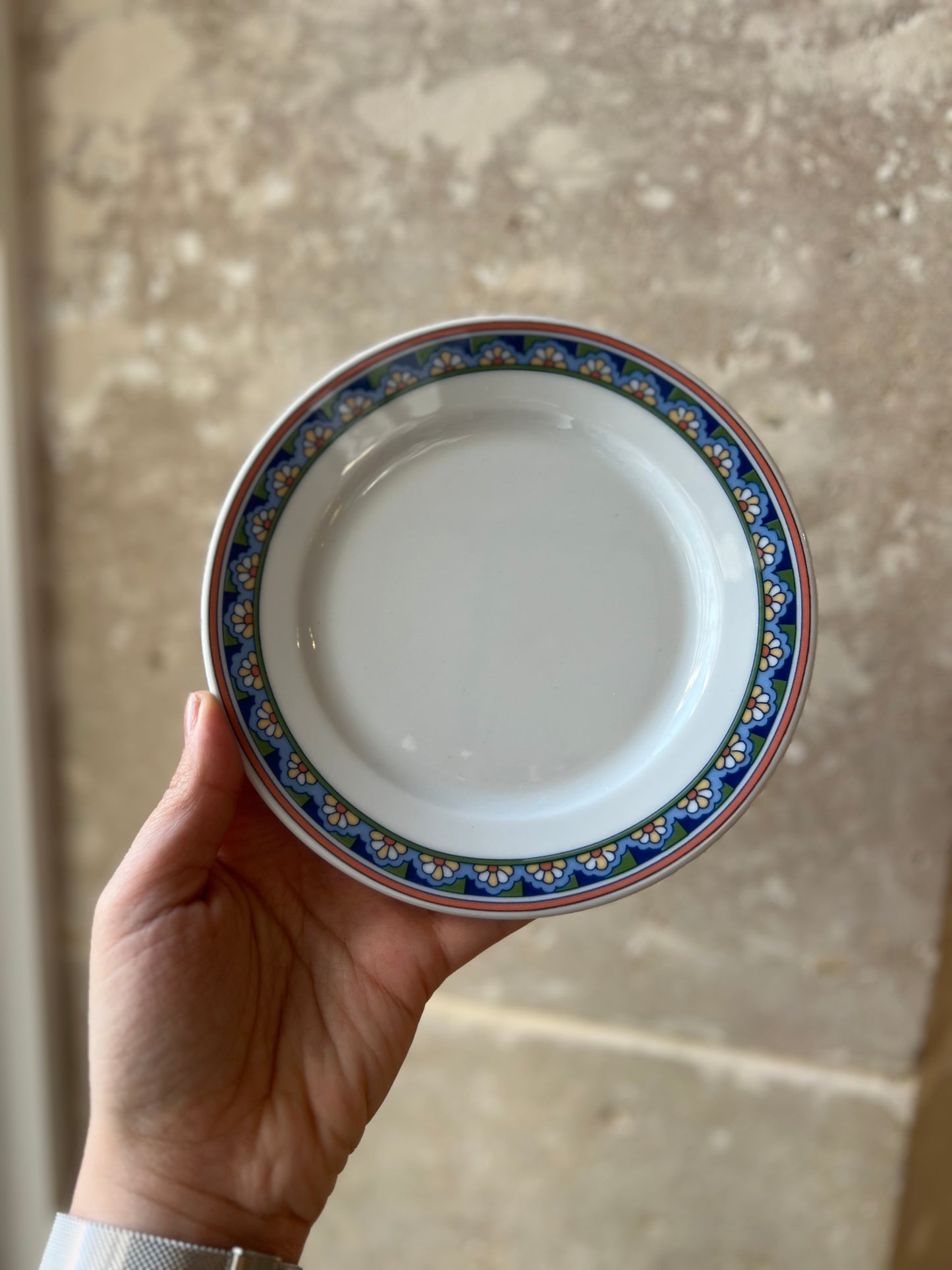 Petites assiettes fleurs