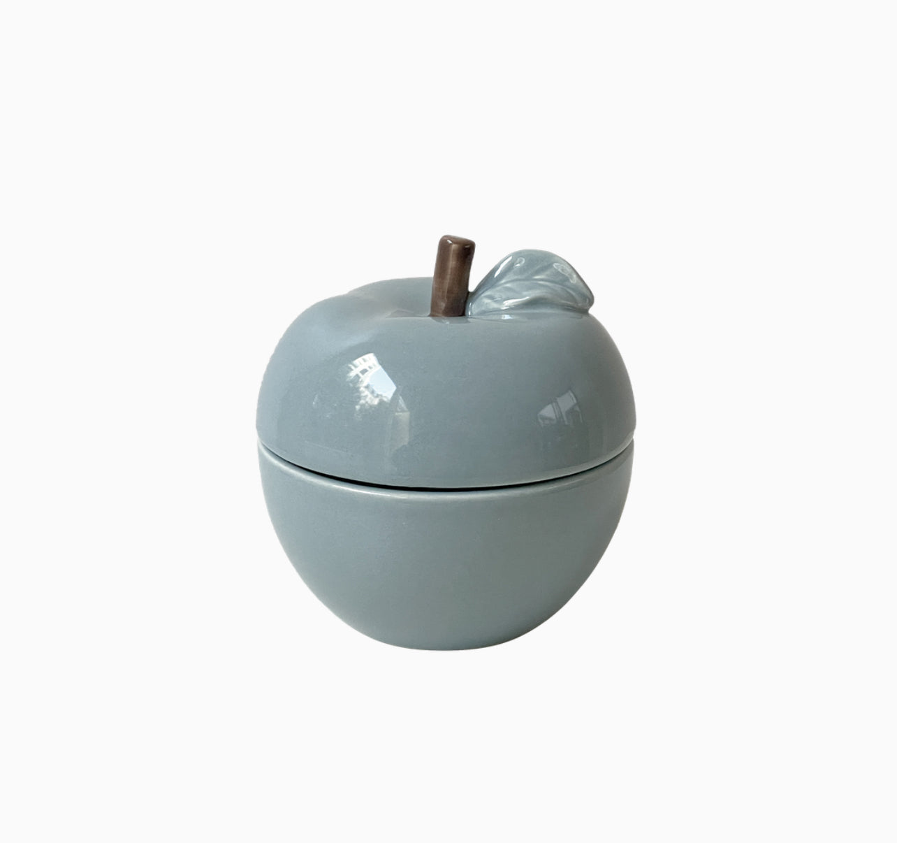 Bougie pom' glow givré jasmin D9,8 H10,2cm