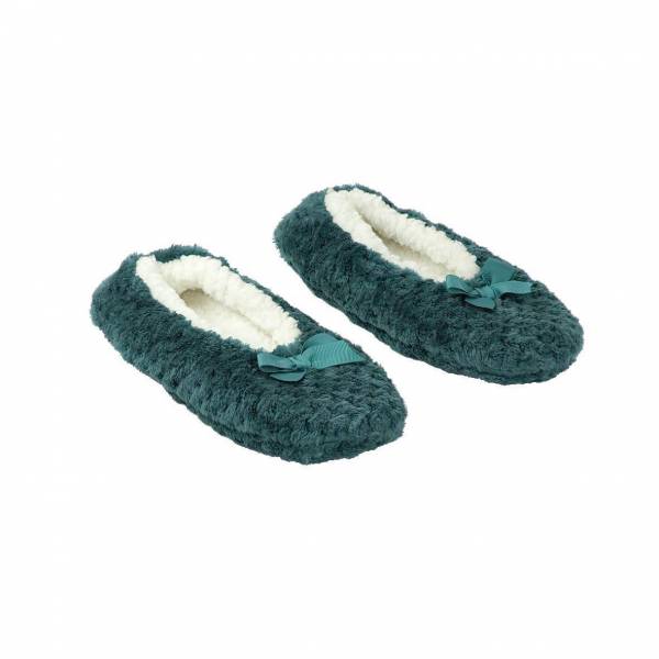 Ballerines Super Moelleux doublées sherpa épicéa recyclées, différentes tailles
