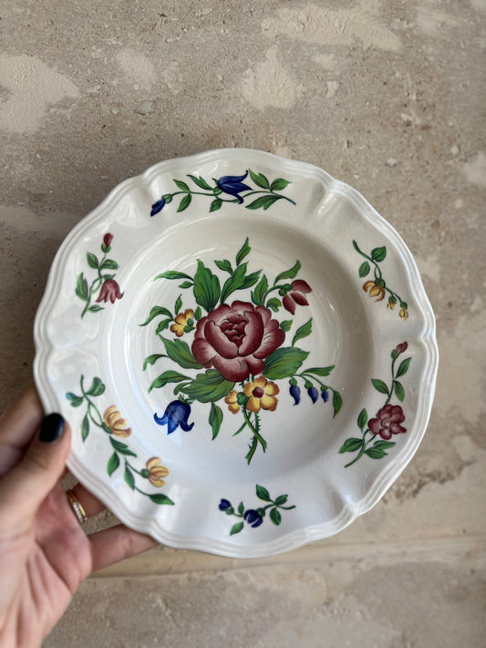 Assiettes creuses vintage Cernay