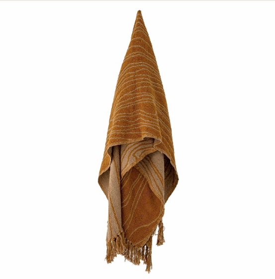 Ginna Plaid, Marron, Coton recyclé