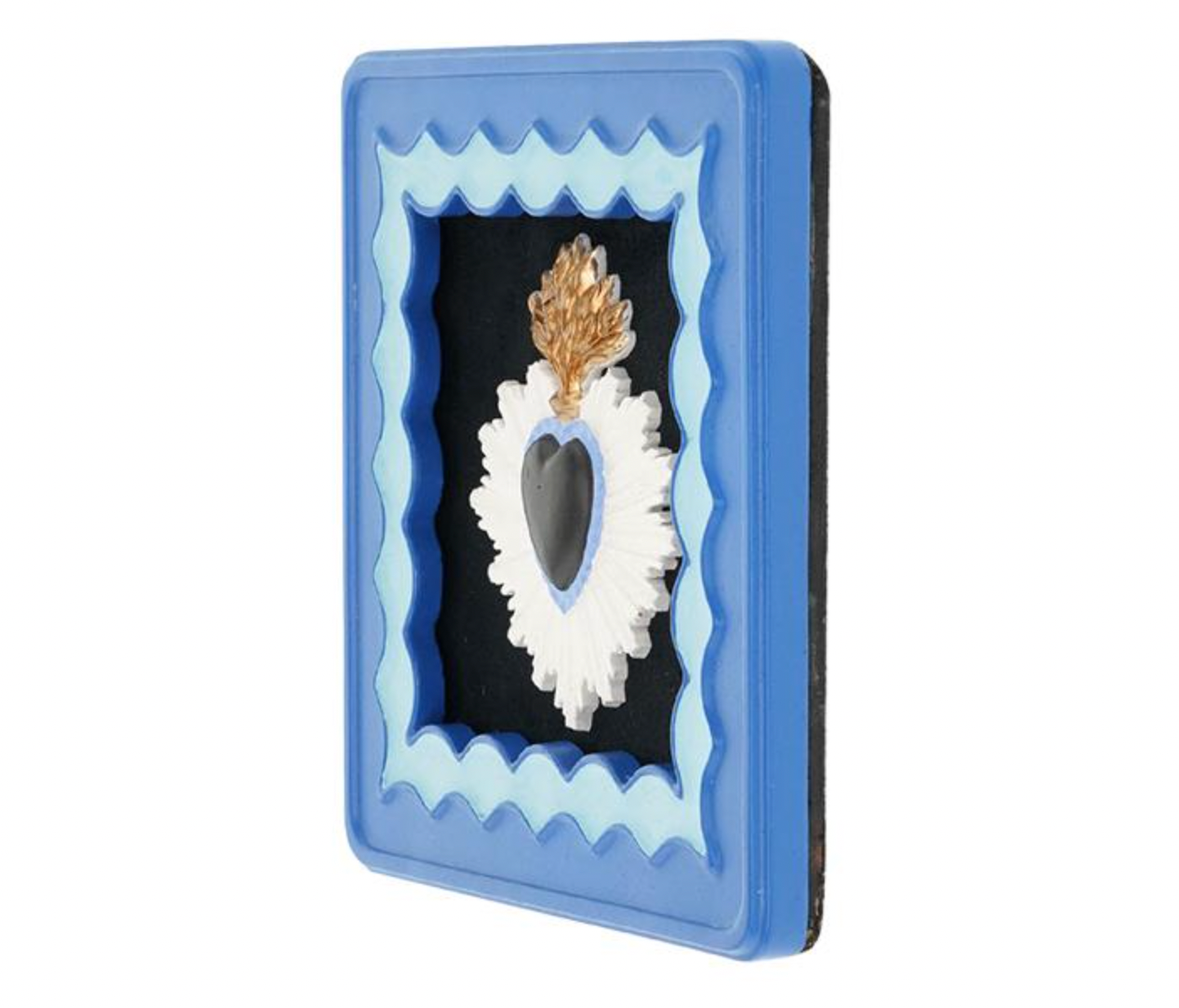 DECO MURALE EX-VOTO COLORE BLEU 14,3CM
