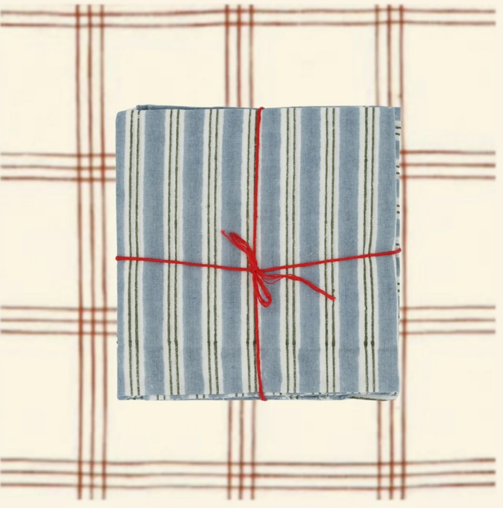 Serviettes de table x4 Lou Ciel