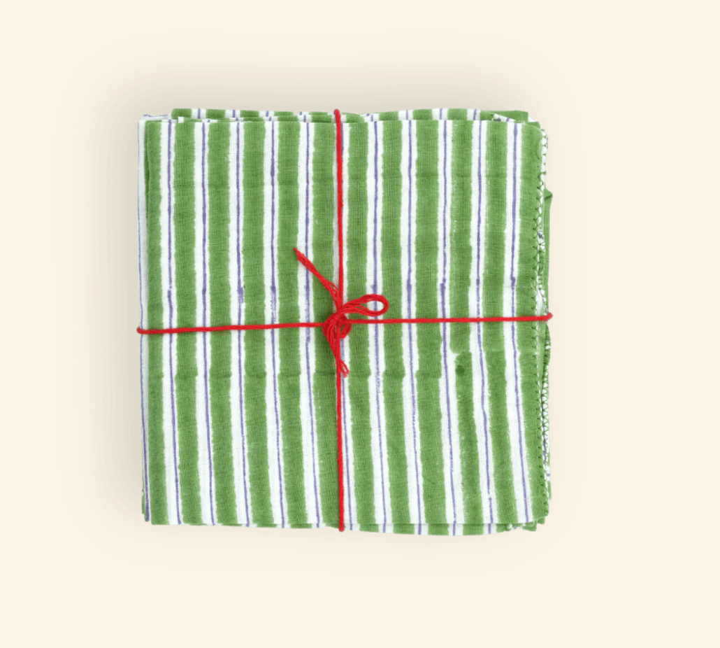 Serviettes de table x4 Lila Jade