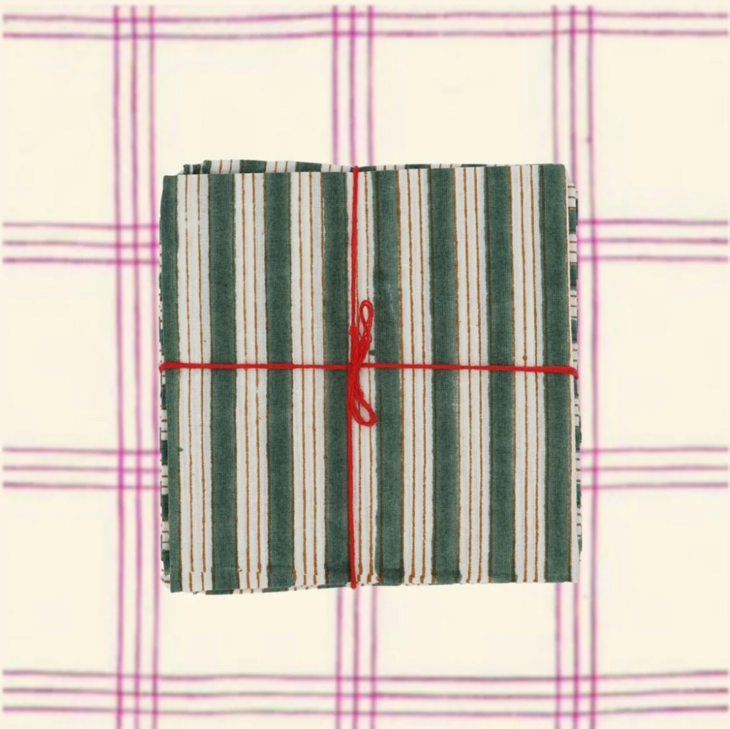 Serviette de table x4 Salem Mousse