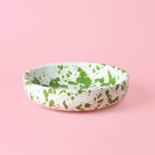 GRANDE assiette en céramique râpée + CUILLÈRE GRATUITE / Mousse